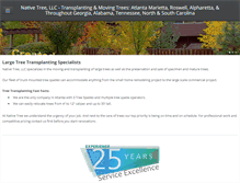 Tablet Screenshot of nativetreellc.com